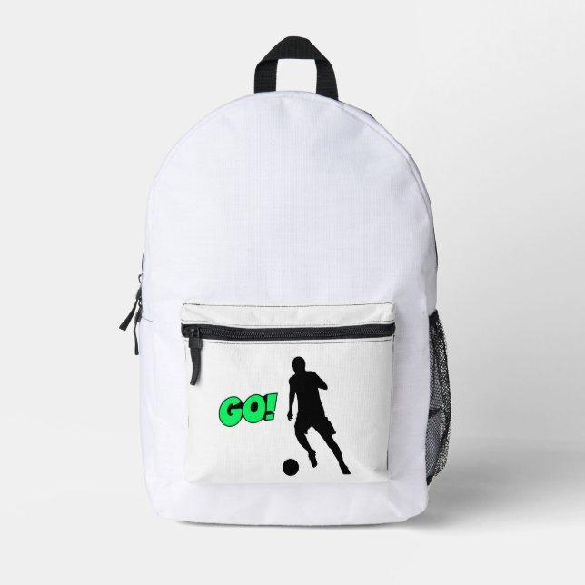 Fußballtaschen Bedruckter Rucksack (Vorderseite)
