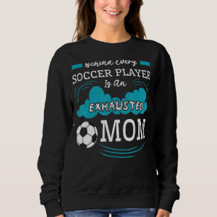 Fußballteam Mama Spielerin Muttertag Sweatshirt