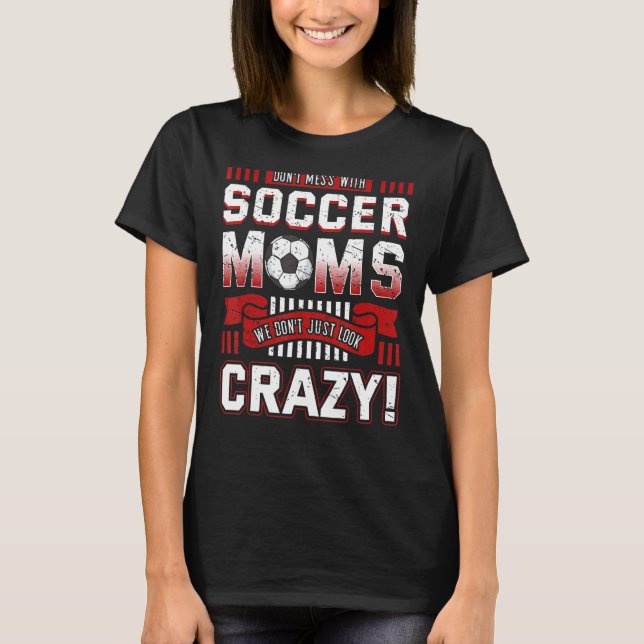 Fußballteam Mama Sport Muttertag T-Shirt (Vorderseite)