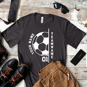 Fußballteam Mama Vater Name Football Player T-Shirt