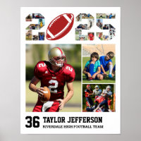 Fußballteam Senior 2025 Sports Foto Collage
