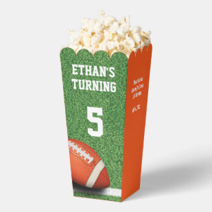 Fußballthemen-Geburtstags-Popcorn-Box Geschenkschachtel