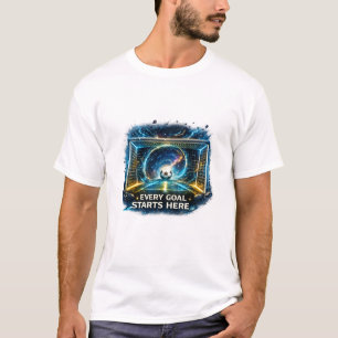 Fußballtor-Portal   Jedes Ziel beginnt hier Design T-Shirt