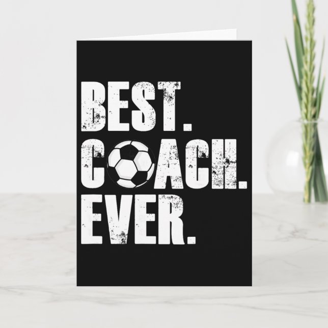 Fußballtrainer - Bester Trainer Aller Zeiten Fußba Karte (Vorderseite)