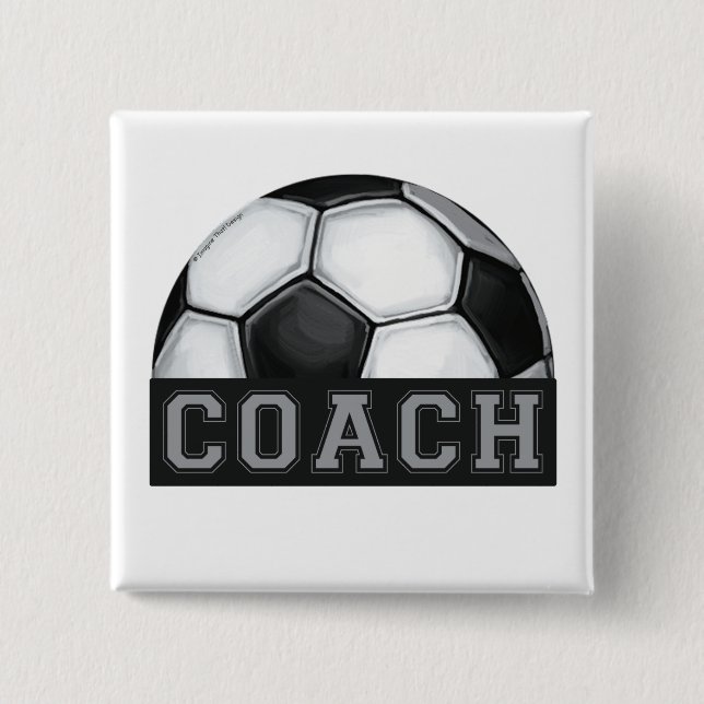Fußballtrainer Button (Vorderseite)
