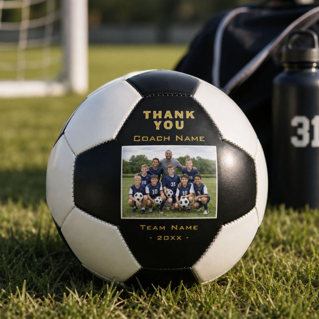 Fußballtrainer Danke Teamfoto Fußball (Von Creator hochgeladen)