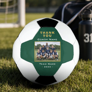 Fußballtrainer Danke Teamfoto Fußball