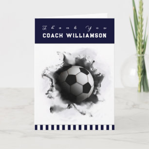 Fußballtrainer-Dankeskarten Dankeskarte