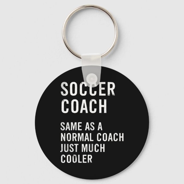 Fußballtrainer Definition lustig  Schlüsselanhänger (Vorderseite)