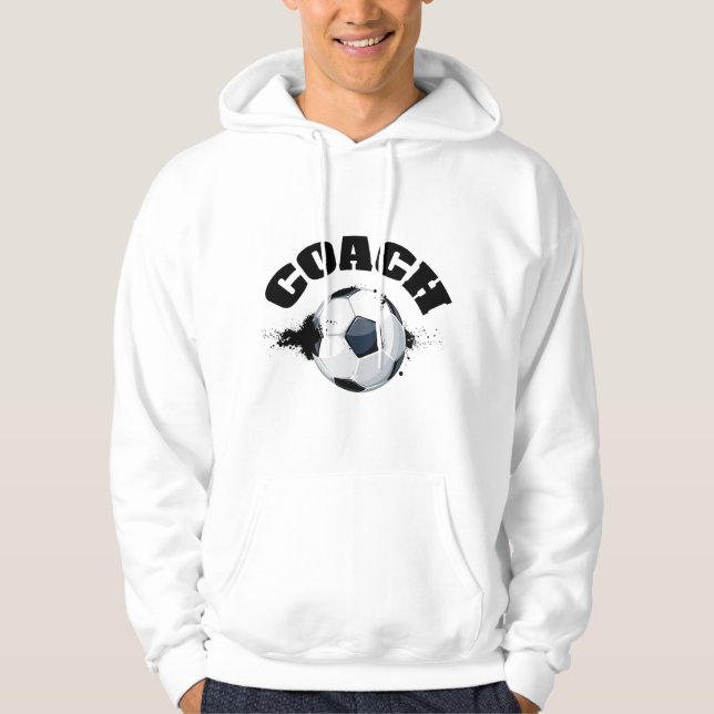 Fußballtrainer Hoodie (Vorderseite)