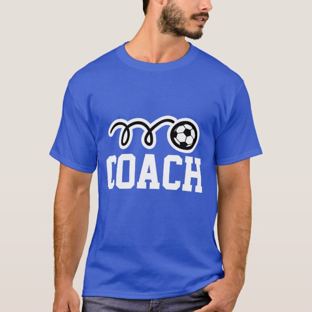 Fußballtrainer im Shirt (Vorderseite)
