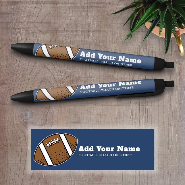 Fußballtrainer oder Lehrer - Moderner Zeichn Kugelschreiber (Personalized Writing Pens - add your name, monogram or other text)