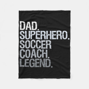 Fußballtrainer Papa Fleecedecke