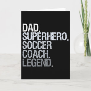 Fußballtrainer Papa Karte
