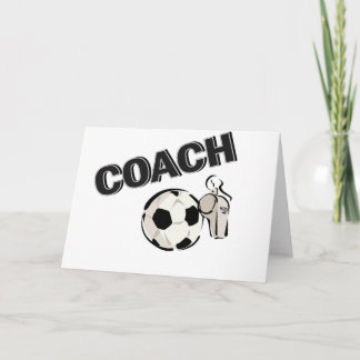 Fußballtrainer (Pfeifen/Ball) Karte