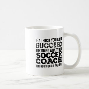 Fußballtrainer-Shirt Lustiges Geschenk Tee Kaffeetasse