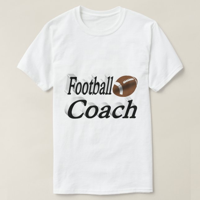 Fußballtrainer T-Shirt (Design vorne)