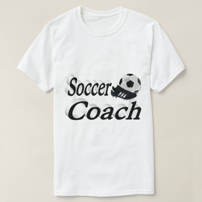 Fußballtrainer T-Shirt (Design vorne)