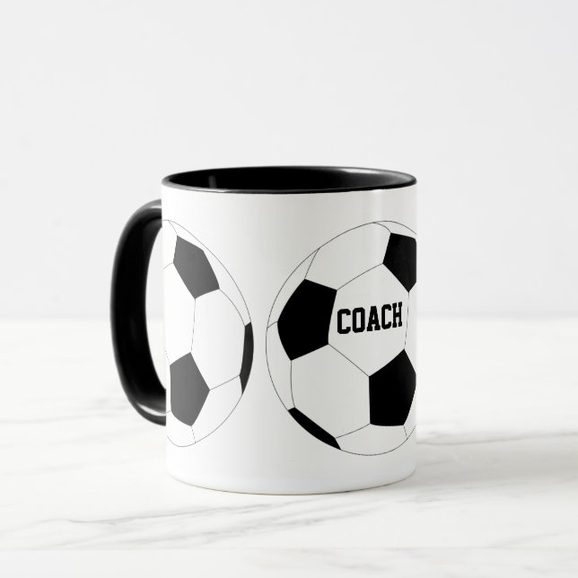Fußballtrainer Tasse (Vorderseite Links)