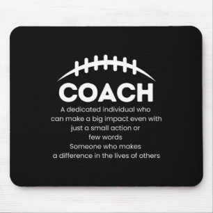 Fußballtrainer Unterschiedliche Wertschätzungs-Ges Mousepad