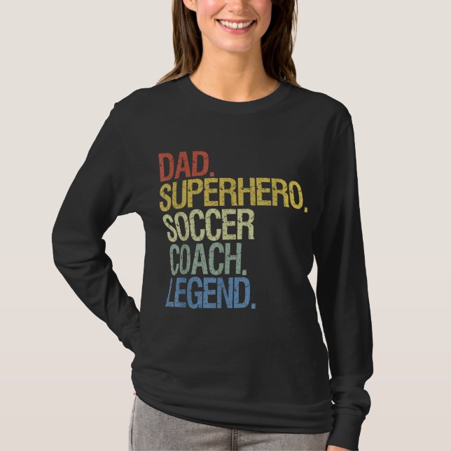 Fußballtrainer Vater T-Shirt (Vorderseite)