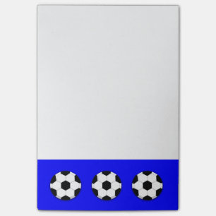 Fußballtrainerfußball PERSONIFIZIEREN Post-it Klebezettel