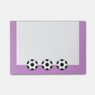 Fußballtrainerfußball PERSONIFIZIEREN Post-it Klebezettel