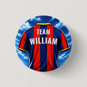 Fußballtrikot Geburtstagsfeier Button