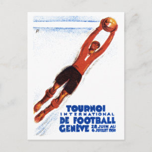 Fußballturnier 1930 postkarte