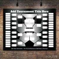 Fußballturnier-Bracket für 32 Teams