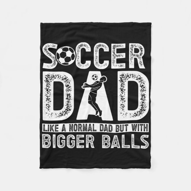 Fußballvater _11  fleecedecke (Vorderseite)
