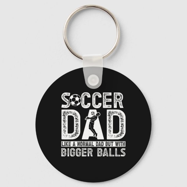 Fußballvater _11  schlüsselanhänger (Vorderseite)