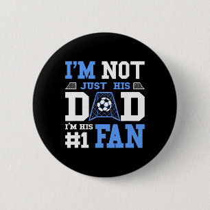 Fußballvater Nummer 1 Fan - Fußball Dad Button