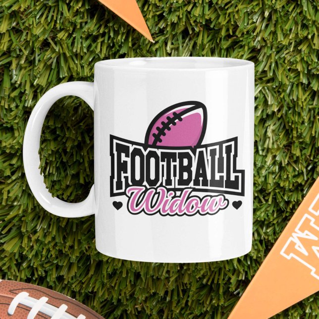 Fußballwidow Kaffeetasse (Football Widow Mug)
