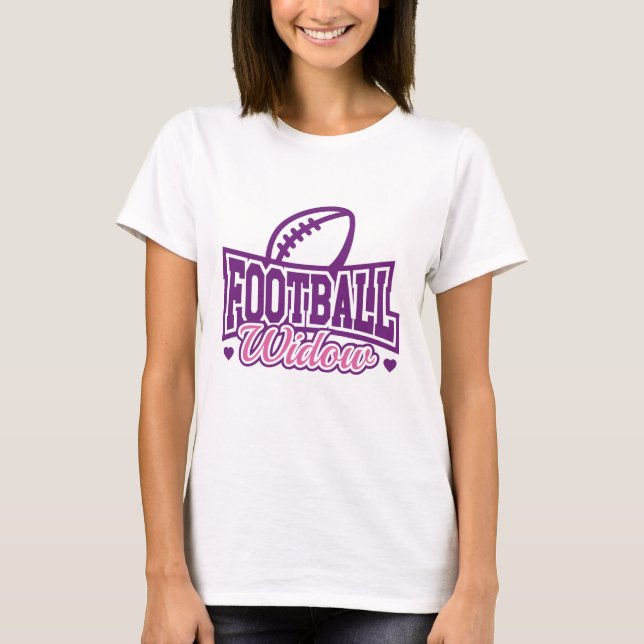 Fußballwitwe T-Shirt (Vorderseite)