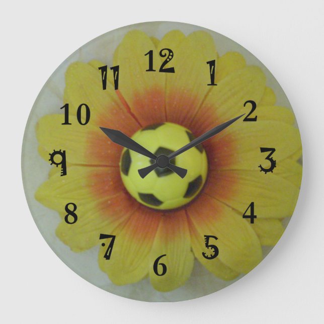 Fußballzeit Große Wanduhr (Vorderseite)