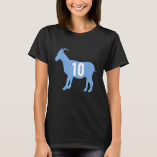 Fußballziege 10 Argentinien T-Shirt