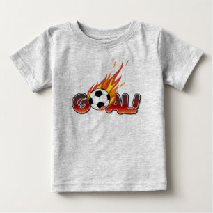Fußballziel Baby T-shirt