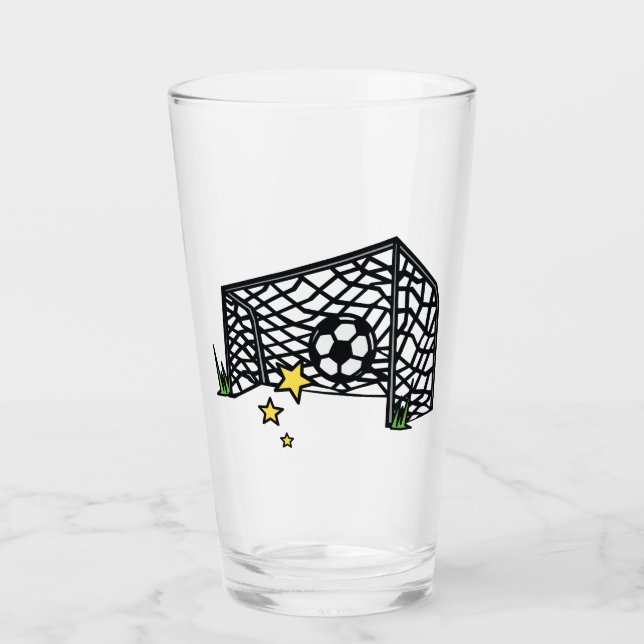 Fußballziel Glas (Vorderseite)