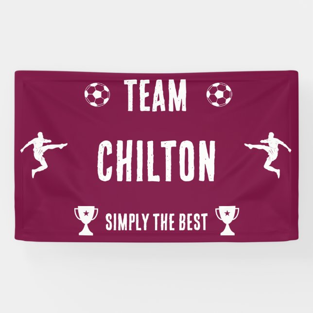 Fußballzubehör Banner (Horizontal)