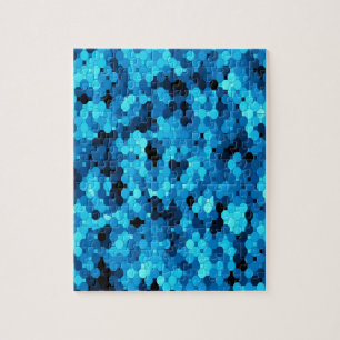 Fußboden in Blau... Puzzle