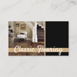 Fußbodenbelag, Fußbodenbaukarte Visitenkarte