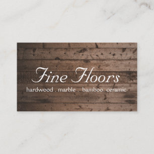 Fußbodenbelag Hardwood Marmor Construction Busine Visitenkarte