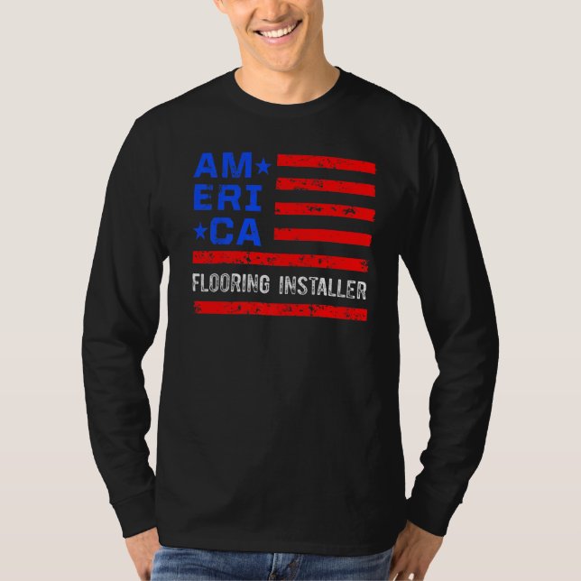 Fußbodeninstallation des Auftragnehmers _ T-Shirt (Vorderseite)