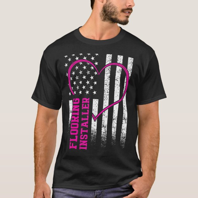 Fußbodeninstallation für Installateure T-Shirt (Vorderseite)