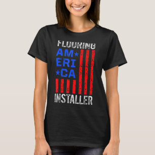 Fußbodeninstallation für Installateure T-Shirt