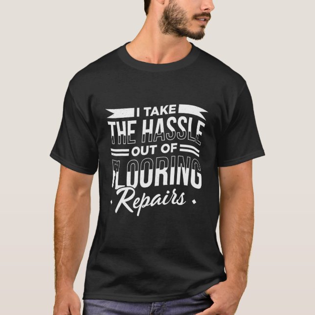 Fußbodeninstallationsprogramm für den professionel T-Shirt (Vorderseite)
