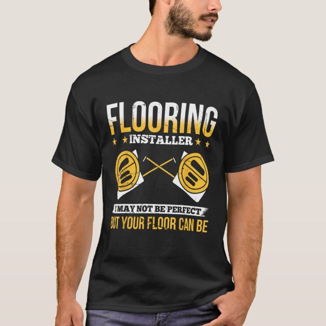 Fußbodeninstallationsprogramm für den professionel T-Shirt (Vorderseite)