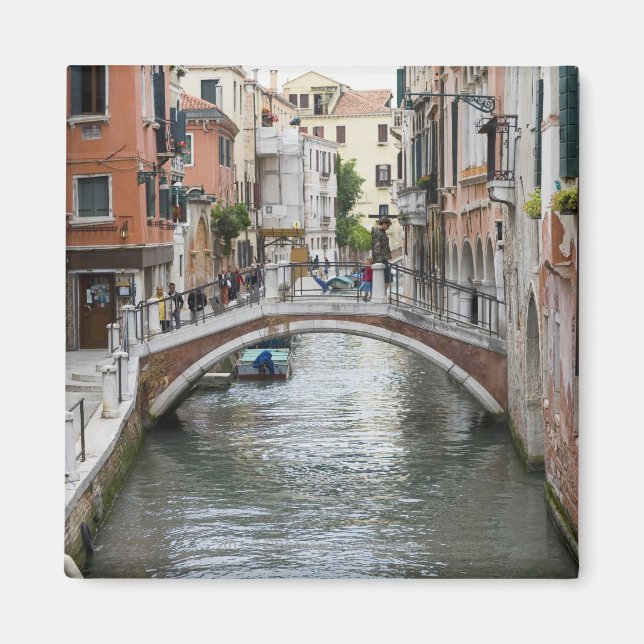 Fußbrücke in Venedig Magnet (Vorne)