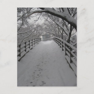 Fußbrücke Postkarte